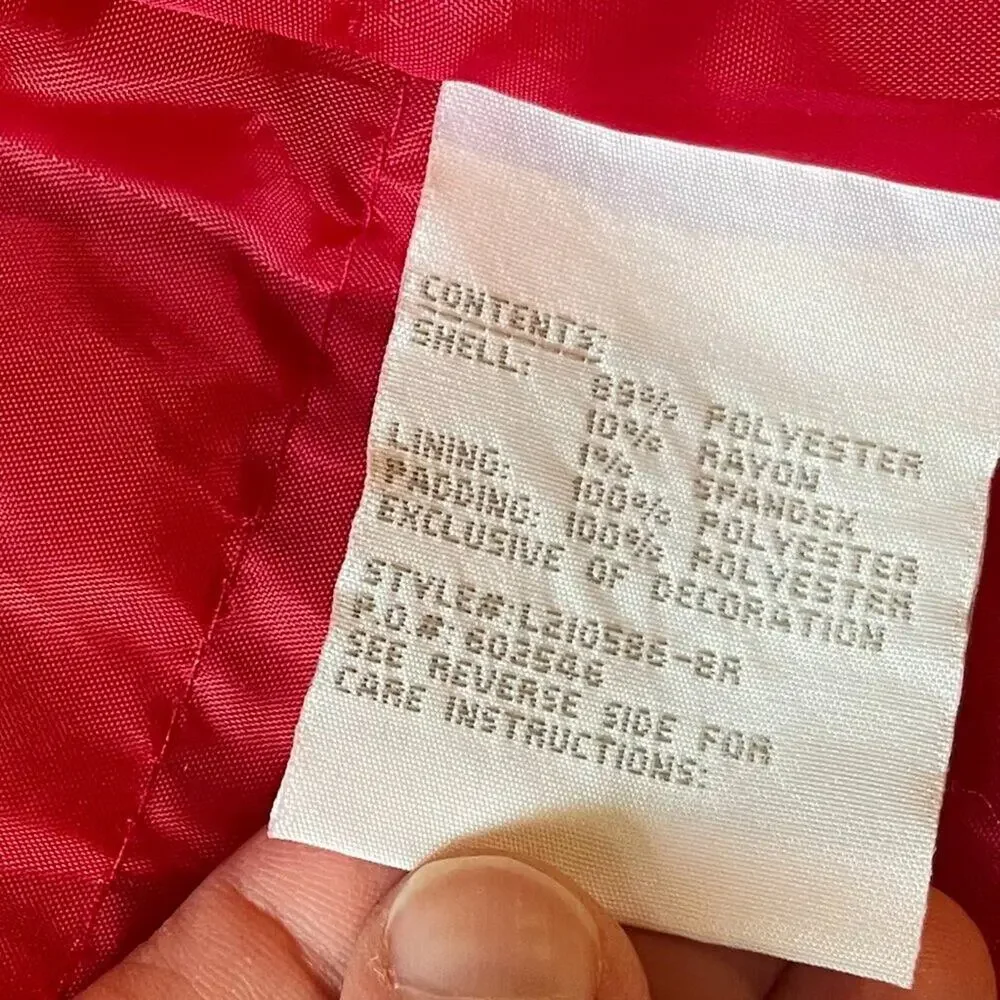 Girl's London Fog Red Coat, Bow, Shawl Collar, Pockets, 24M